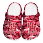 personalized houston cougars snowy hills clogs best selling