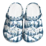 personalized houston cougars snowy mountains clogs best selling