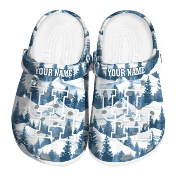 personalized houston cougars snowy mountains clogs best selling