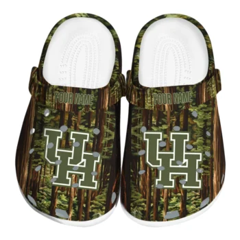 personalized houston cougars woods forest designs clogs best selling