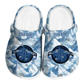 personalized houston rockets mountain artwork clogs best selling