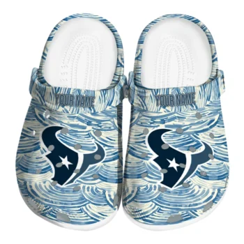 personalized houston texans sea swirls clogs best selling