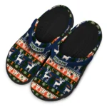 personalized illinois fighting illini christmas motif clogs best selling
