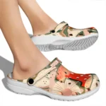 personalized illinois fighting illini desert cactus pattern clogs best selling
