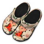 personalized illinois fighting illini desert cactus pattern clogs best selling
