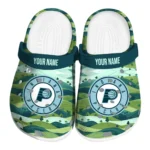 personalized indiana pacers hills illustration clogs best selling