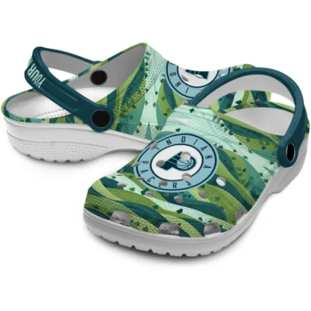 personalized indiana pacers hills illustration clogs high quality