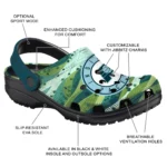 personalized indiana pacers hills illustration clogs best selling