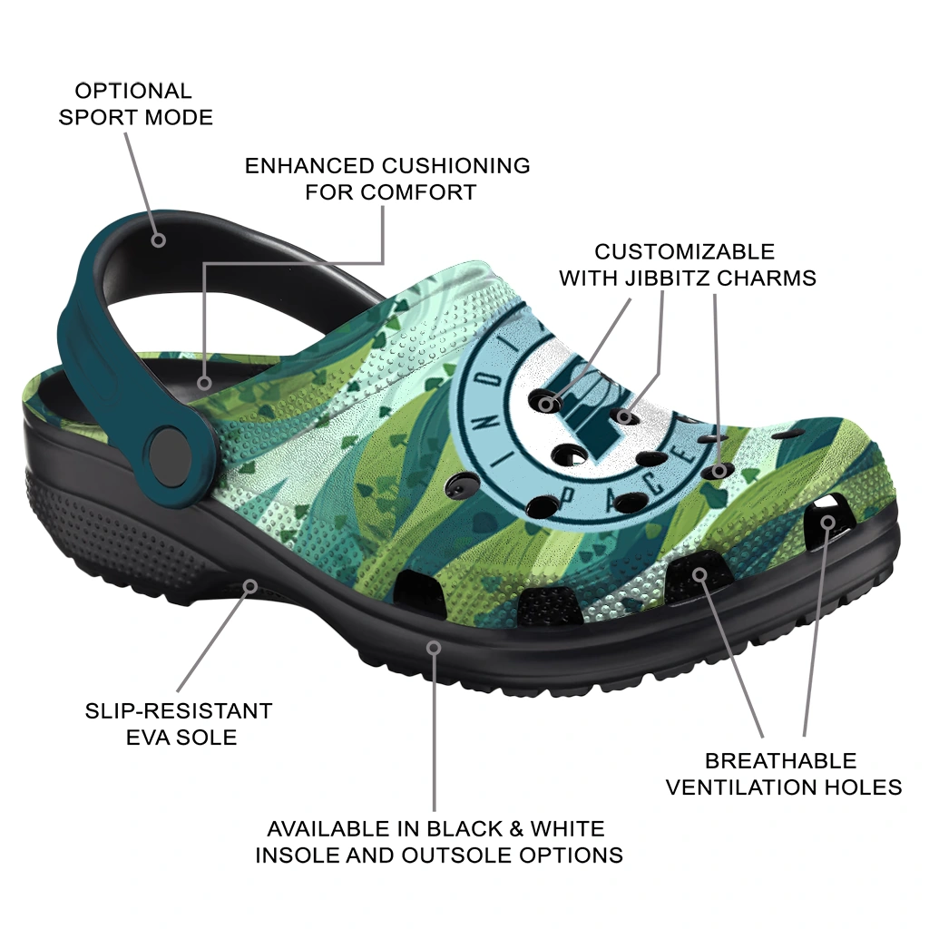 personalized indiana pacers hills illustration clogs new arrival personalized indiana pacers hills illustration clogs new arrival