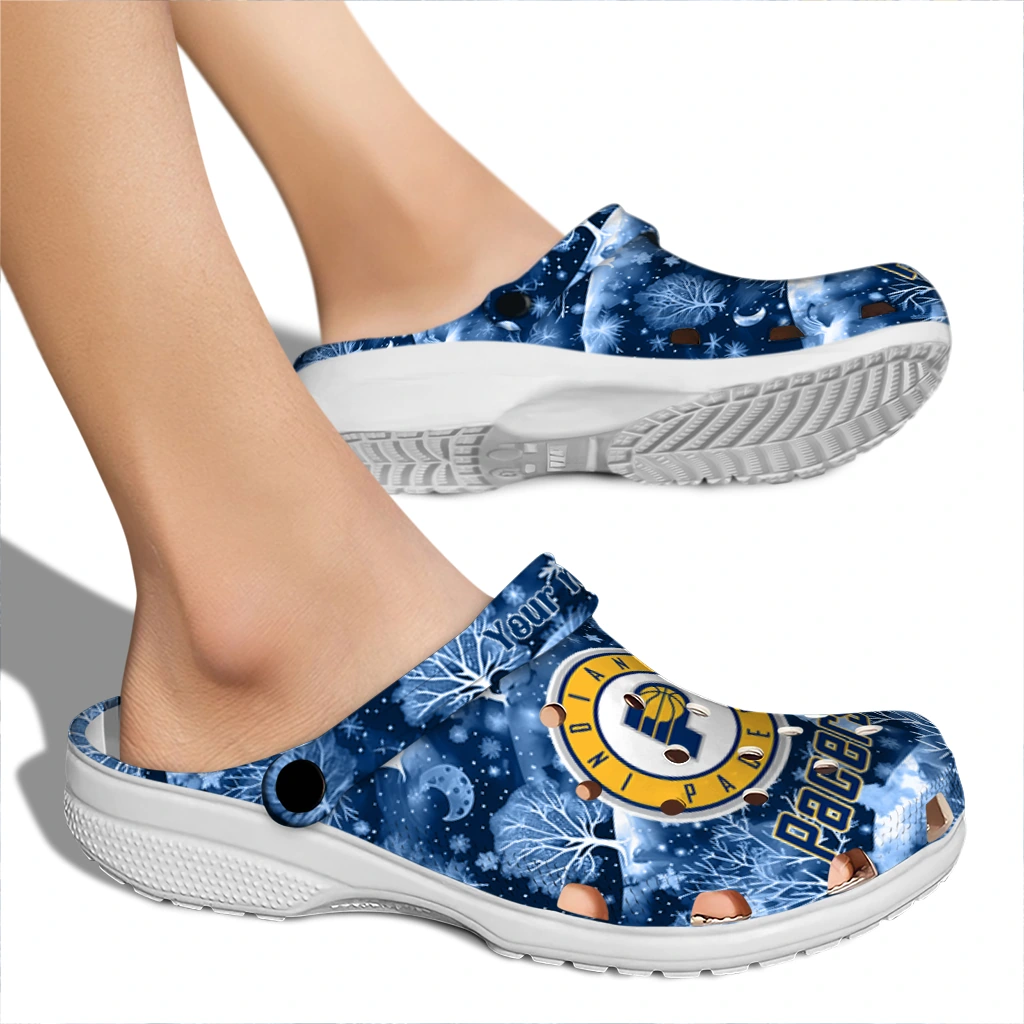 personalized indiana pacers snowy hills clogs fashion forward personalized indiana pacers snowy hills clogs fashion forward