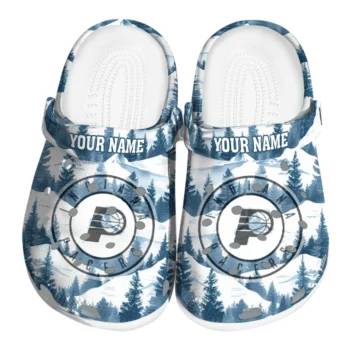 personalized indiana pacers snowy mountains clogs best selling