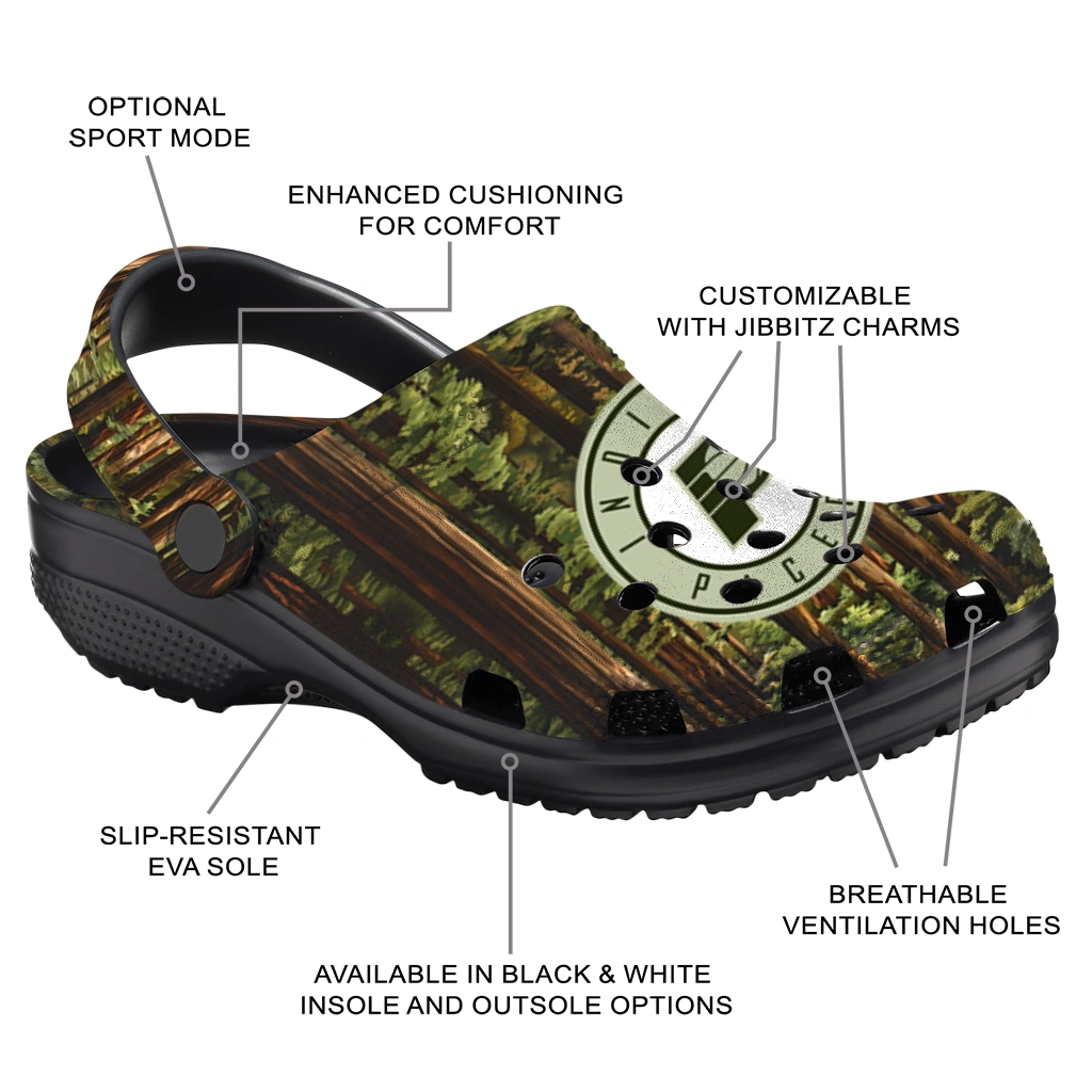 personalized indiana pacers woods forest designs clogs new arrival personalized indiana pacers woods forest designs clogs new arrival