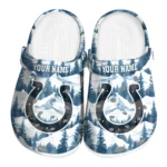 personalized indianapolis colts snowy mountains clogs best selling