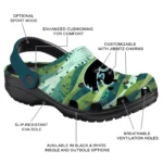 personalized iowa hawkeyes hills illustration clogs best selling