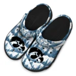 personalized iowa hawkeyes snowy mountains clogs best selling