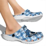 personalized jacksonville jaguars snowflake mosaic clogs best selling