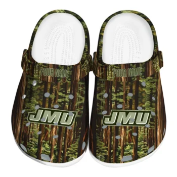 personalized james madison dukes woods forest designs clogs best selling