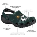 personalized kansas city chiefs deer nightscape clogs best selling