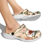 personalized kansas city chiefs desert cactus pattern clogs best selling