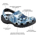 personalized kansas city chiefs mountain artwork clogs best selling