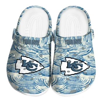 personalized kansas city chiefs sea swirls clogs best selling