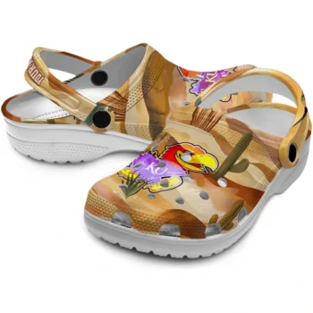 personalized kansas jayhawks desert layers clogs high quality