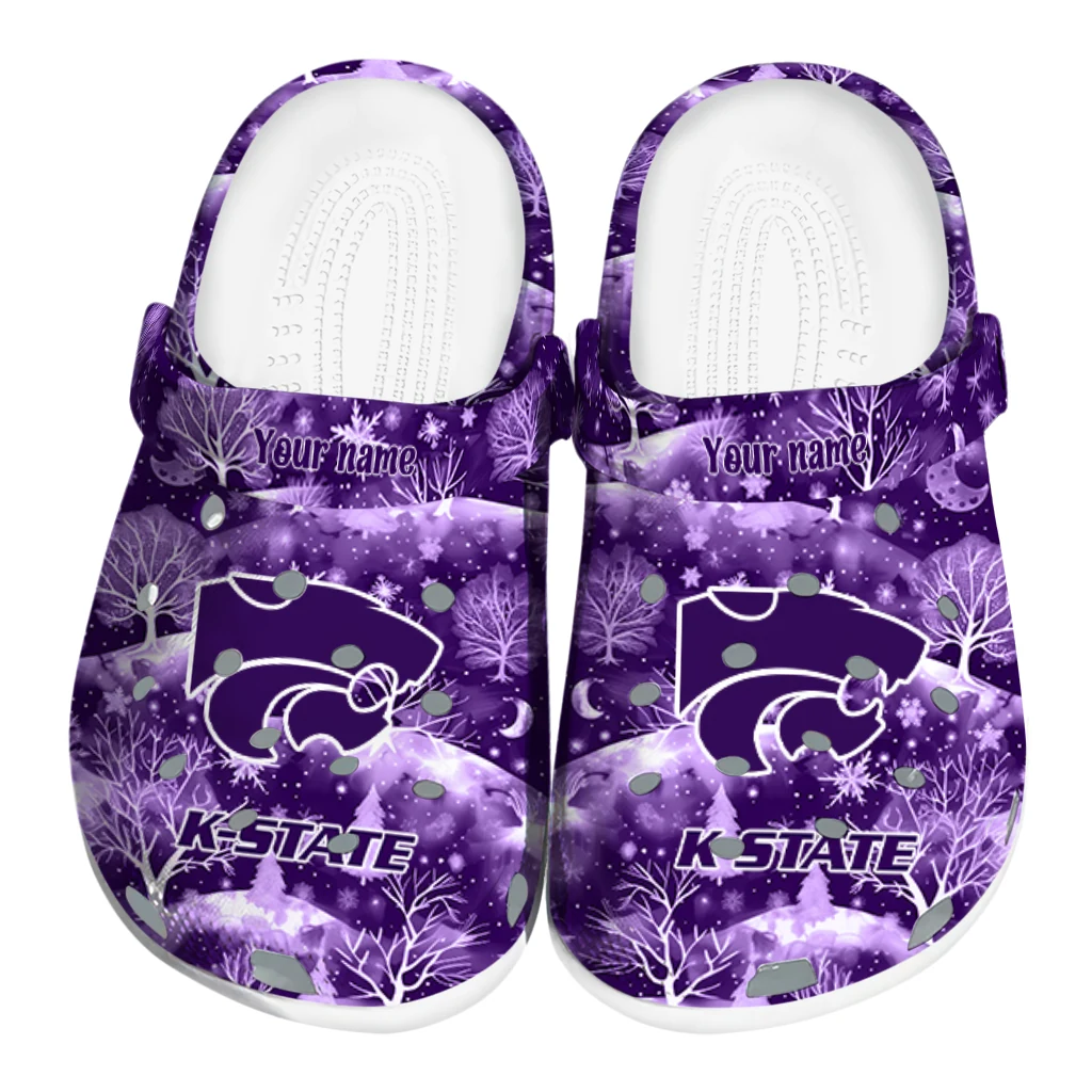 personalized kansas state wildcats snowy hills clogs best selling personalized kansas state wildcats snowy hills clogs best selling