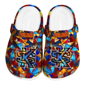 personalized kennesaw state owls prism pieces clogs best selling