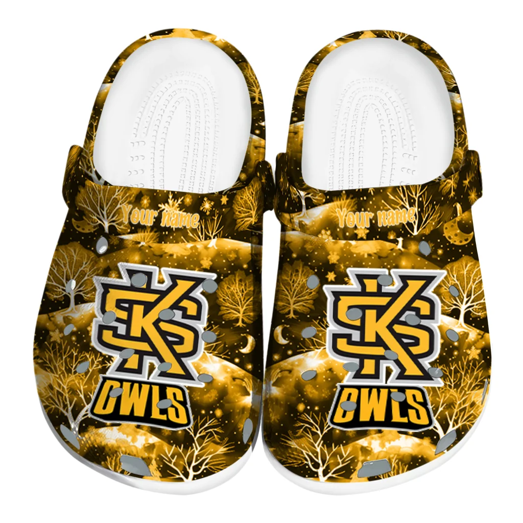 personalized kennesaw state owls snowy hills clogs best selling personalized kennesaw state owls snowy hills clogs best selling