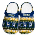 personalized kent state golden flashes christmas motif clogs best selling