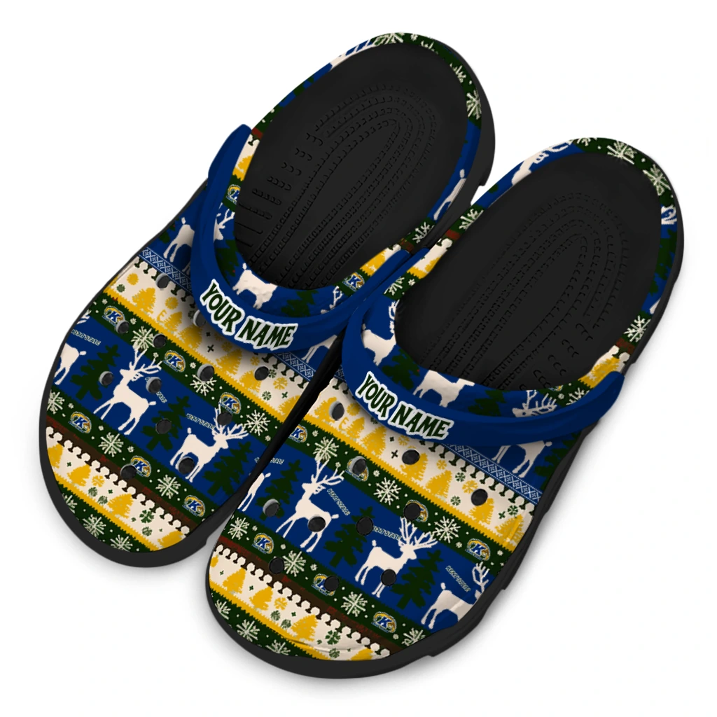 personalized kent state golden flashes christmas motif clogs latest model personalized kent state golden flashes christmas motif clogs latest model