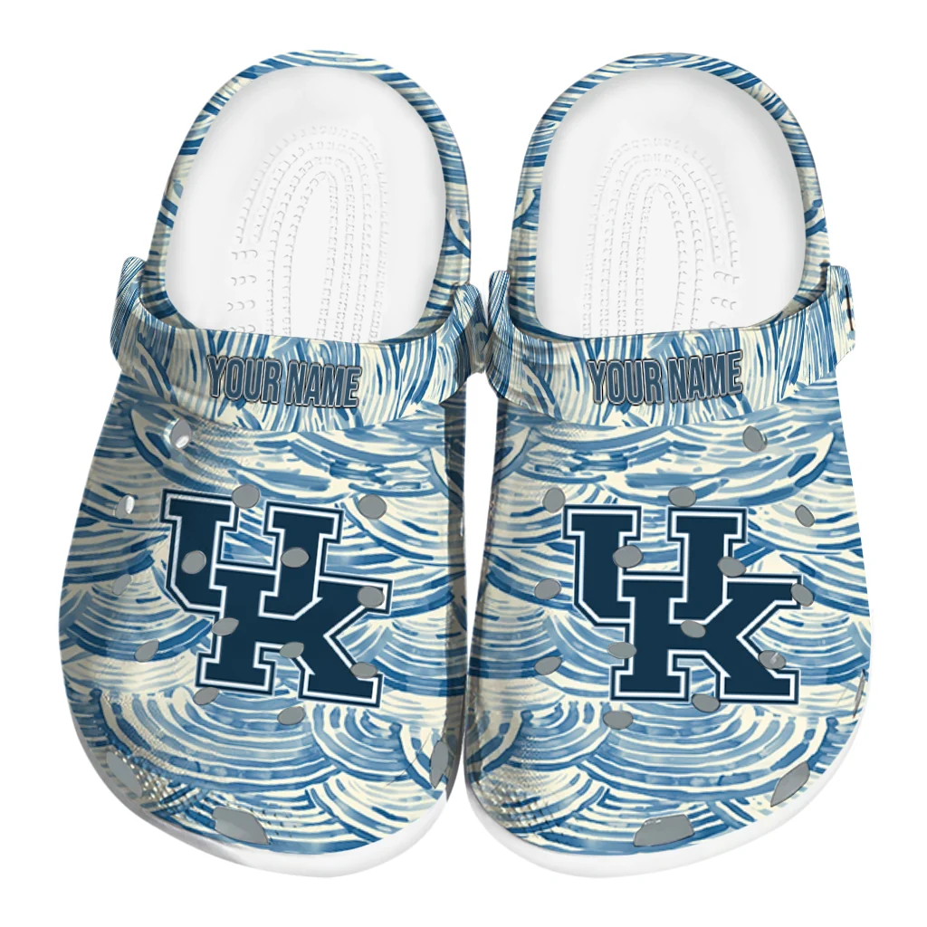 personalized kentucky wildcats sea swirls clogs best selling personalized kentucky wildcats sea swirls clogs best selling