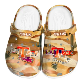 personalized la tech desert layers clogs best selling