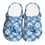 personalized la tech snowflake mosaic clogs best selling