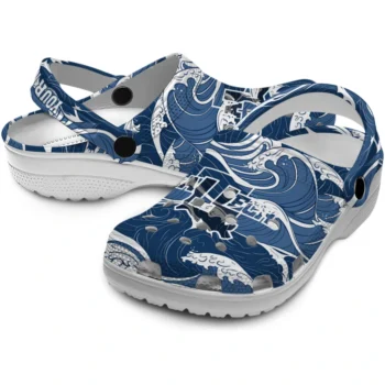 personalized la tech wave flow clogs high quality