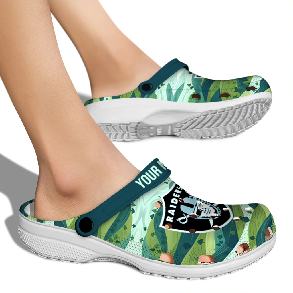 personalized las vegas raiders hills illustration clogs fashion forward personalized las vegas raiders hills illustration clogs fashion forward