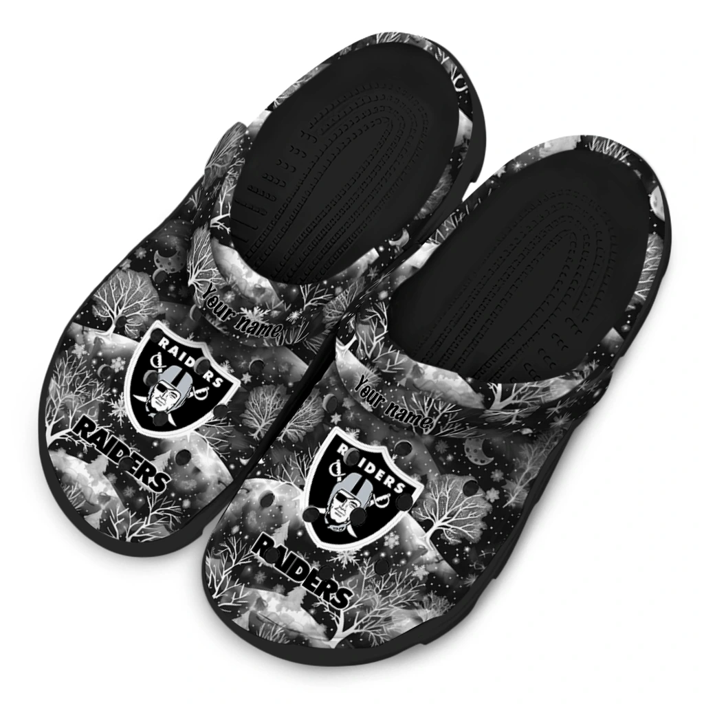 personalized las vegas raiders snowy hills clogs latest model personalized las vegas raiders snowy hills clogs latest model