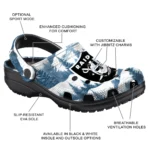 personalized las vegas raiders snowy mountains clogs best selling