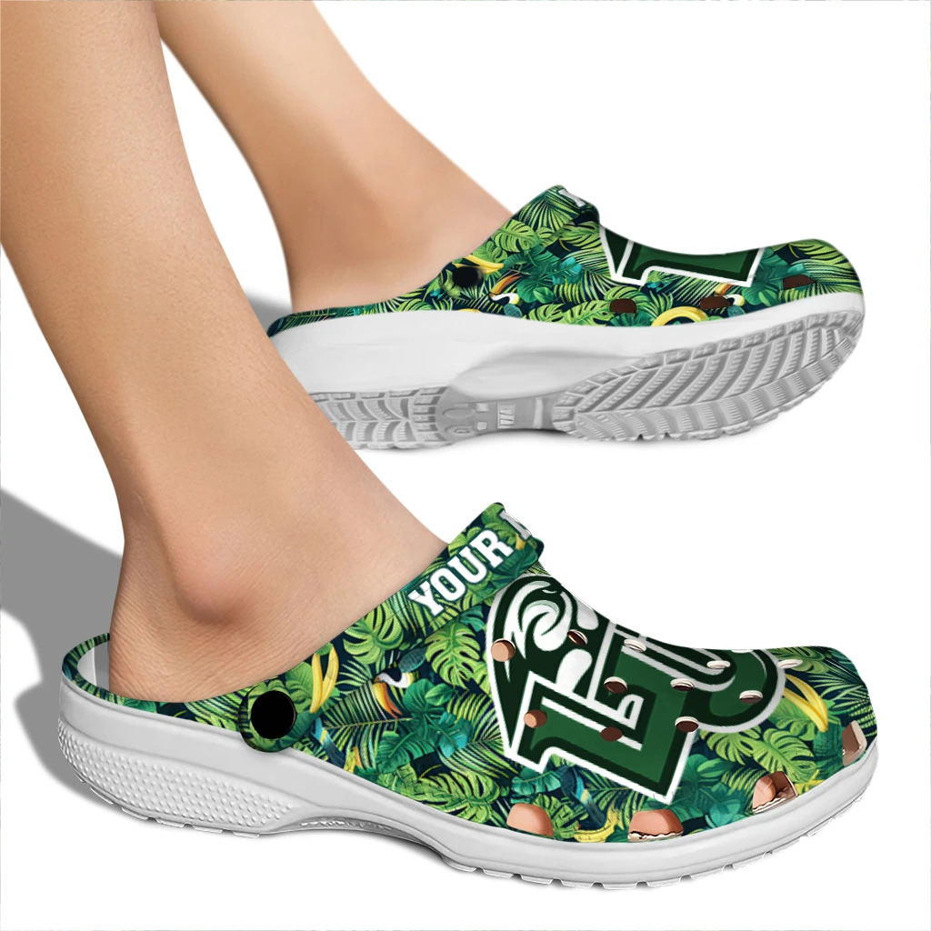 personalized liberty flames tropical leaves clogs fashion forward personalized liberty flames tropical leaves clogs fashion forward