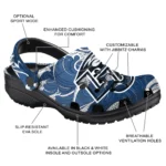 personalized liberty flames wave flow clogs best selling