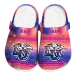 personalized liberty flames wavy stripes clogs best selling