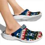personalized los angeles angels christmas motif clogs best selling