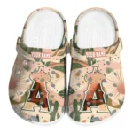 personalized los angeles angels desert cactus pattern clogs best selling