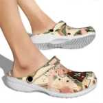 personalized los angeles angels desert cactus pattern clogs best selling