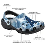 personalized los angeles angels mountain artwork clogs best selling