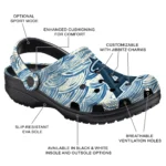 personalized los angeles angels sea swirls clogs best selling