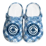 personalized los angeles clippers snowflake mosaic clogs best selling