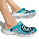 personalized los angeles clippers tropical fish ocean clogs best selling