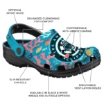 personalized los angeles clippers tropical fish ocean clogs best selling