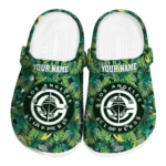 personalized los angeles clippers tropical leaves clogs best selling